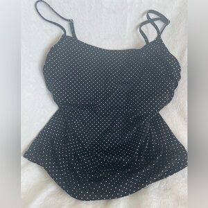Miraclesuit Tankini Swim Top. Size 14DD.